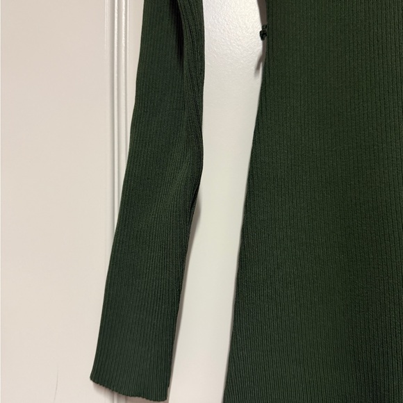 Karen Millen Knitted Turtleneck Belted Flippy Hem Mini Dress - Picture 11 of 12